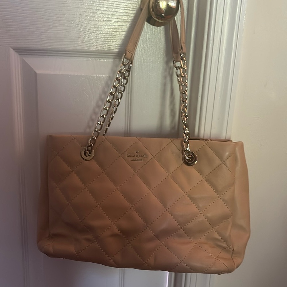 Kate Spade tan large bag